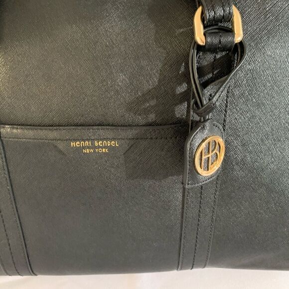 Henri Bendel West 57th Leather Laptop Briefcase - Picture 11 of 16